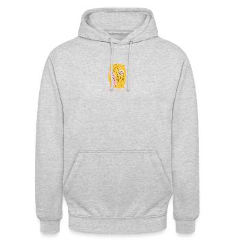Féminisme Droits des femmes - Sweat-shirt à capuche unisexe - gris clair chiné - Devant - Alina (178cm) & Michal (187cm)