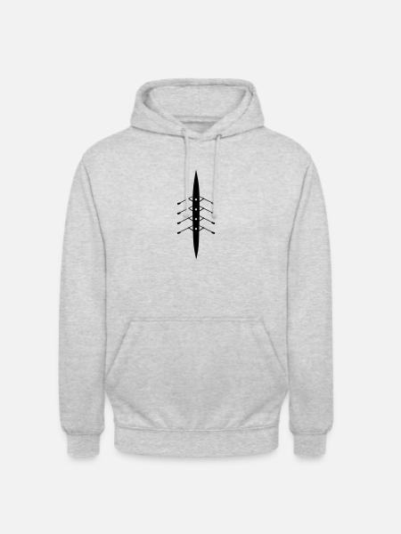 Foursome rowboat - Unisex Hoodie - light heather grey