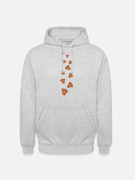Pizza Comic - Unisex Hoodie - light heather grey
