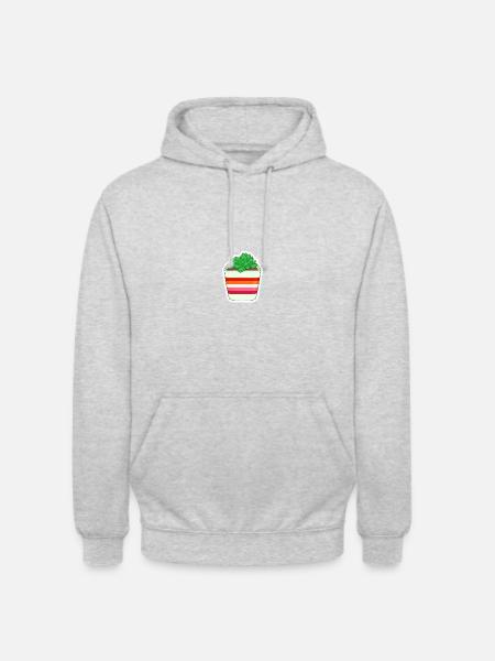 Lesbian Succulent - Unisex Hoodie - light heather grey