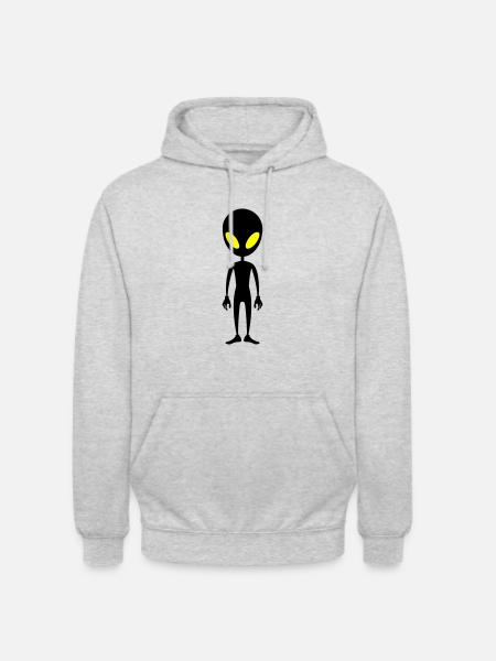 Alien Symbol - Unisex Hoodie - light heather grey