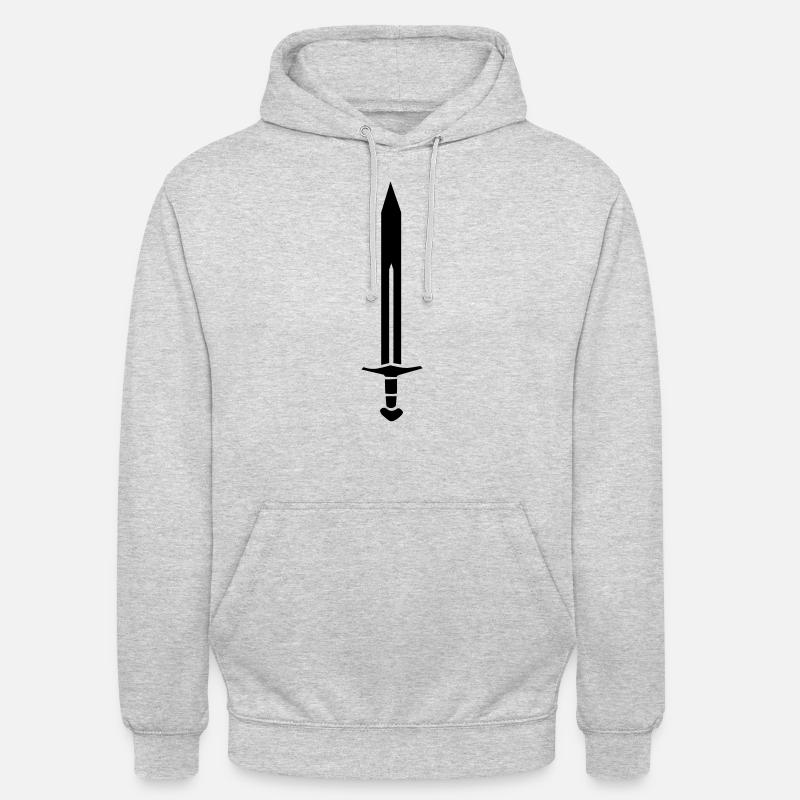 Epée - Sweat-shirt à capuche unisexe - gris clair chiné