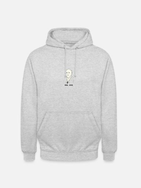 Pope Francis - Unisex Hoodie - light heather grey