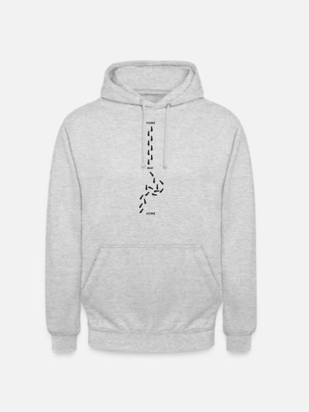 Home Bar Home - Unisex Hoodie - light heather grey