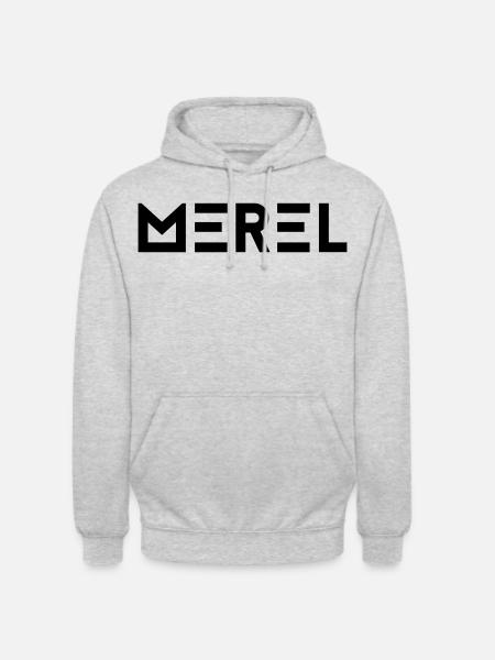 First name Merel - Unisex Hoodie - light heather grey