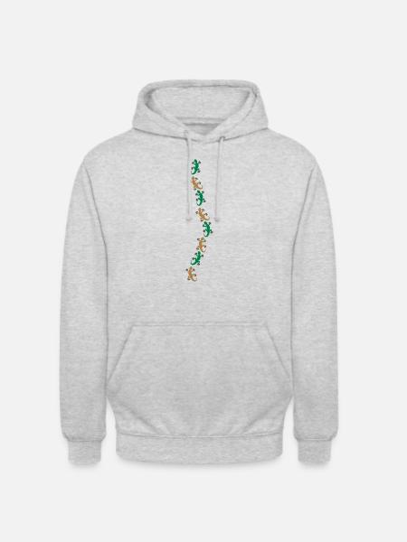Eight Geckos - Unisex Hoodie - light heather grey
