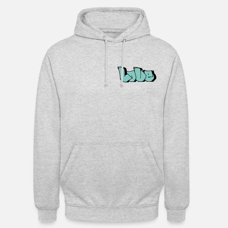 love graff - Sweat-shirt à capuche unisexe - gris clair chiné