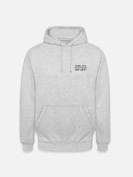 Sabbel not, dat geit! - Unisex Hoodie - light heather grey