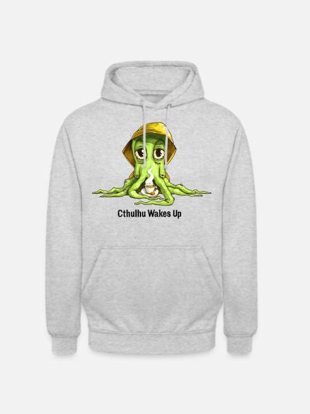 Cthulhu Coffee - Unisex Hoodie - light heather grey