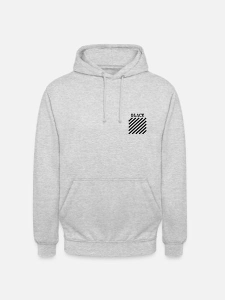 off blvck - Unisex Hoodie - Hellgrau meliert
