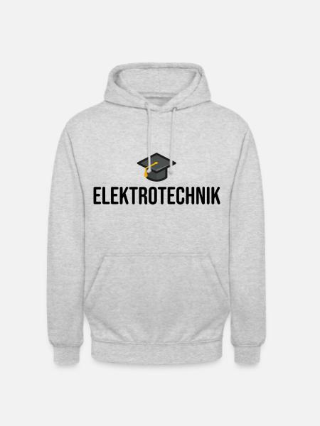 Elektrotechnik Studium Ausbildung - Unisex Hoodie - Hellgrau meliert