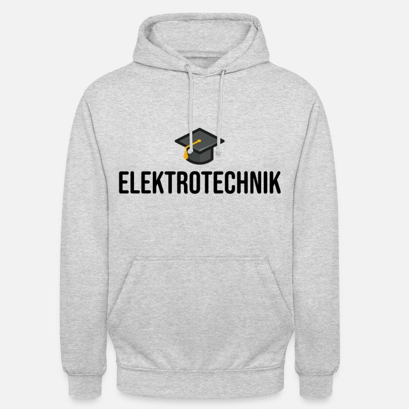 Elektrotechnik Studium Ausbildung - Unisex Hoodie - Hellgrau meliert
