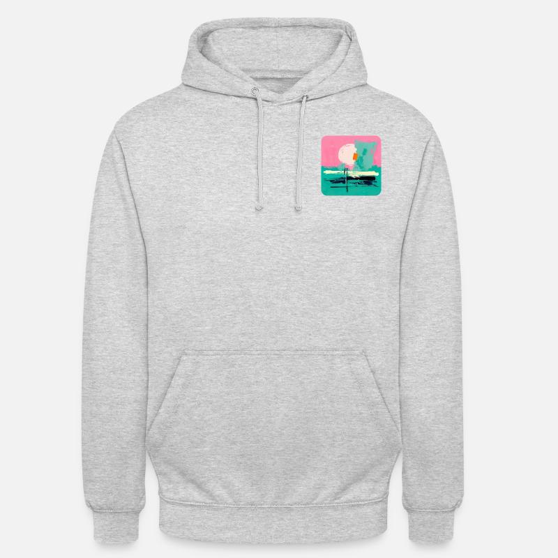 I DID THIS ON PURPOSE (PLAIN) - Unisex Hoodie - Hellgrau meliert