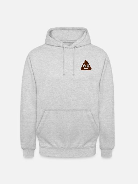 Shit - Unisex Hoodie - Hellgrau meliert