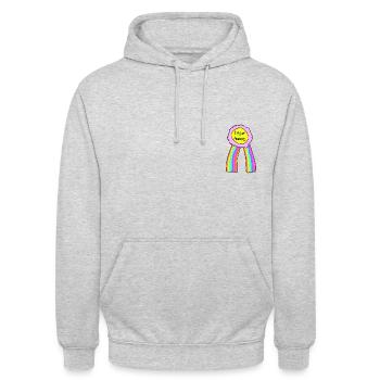 loser award - Unisex Hoodie - Hellgrau meliert - Vorne - Alina (178cm) & Michal (187cm)