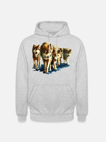 Appeler. - Sweat-shirt à capuche unisexe - gris clair chiné