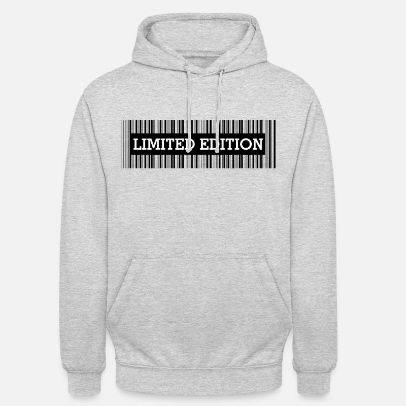 LIMITED EDITION - BARCODE - SCANCODE - EINZELSTÜCK - Unisex Hoodie - Hellgrau meliert