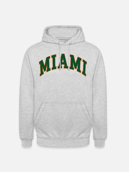 Miami - Unisex Hoodie - Hellgrau meliert