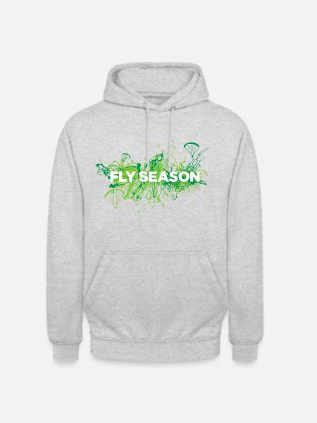 Fly Saison 3 - Sweat-shirt à capuche unisexe - gris clair chiné