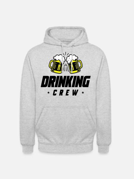 Drinking Crew Beer - Unisex Hoodie - light heather grey