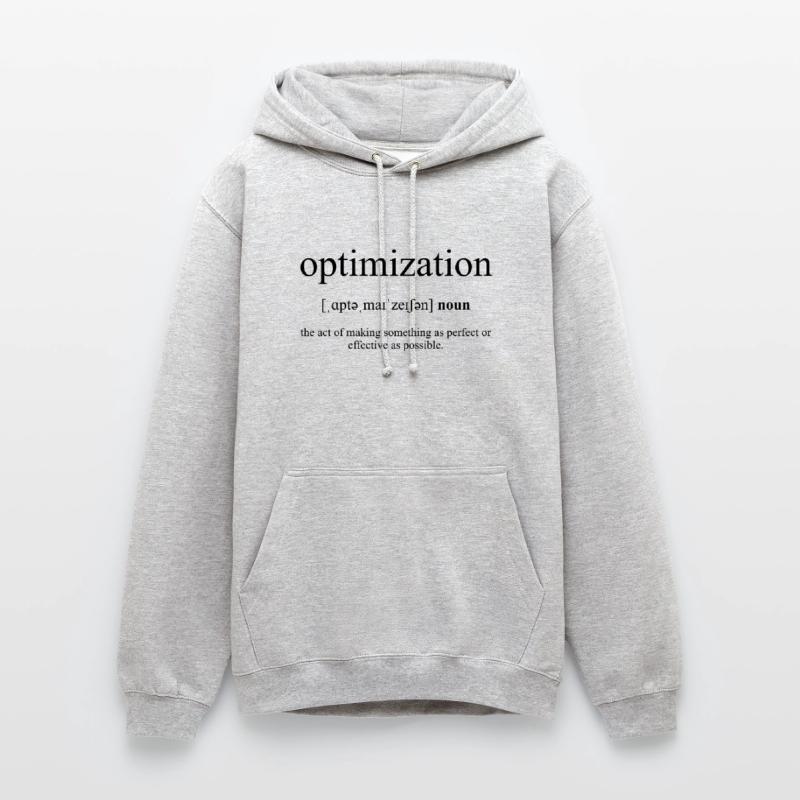 Optimization (Optimization) Definition Dictionary Unisex Hoodie