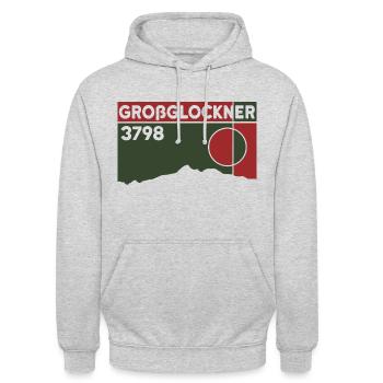 Großglockner Ascent Mountain Tour Tour Ski Tour - Unisex Hoodie - light heather grey - Front - Alina (178cm) & Michal (187cm)