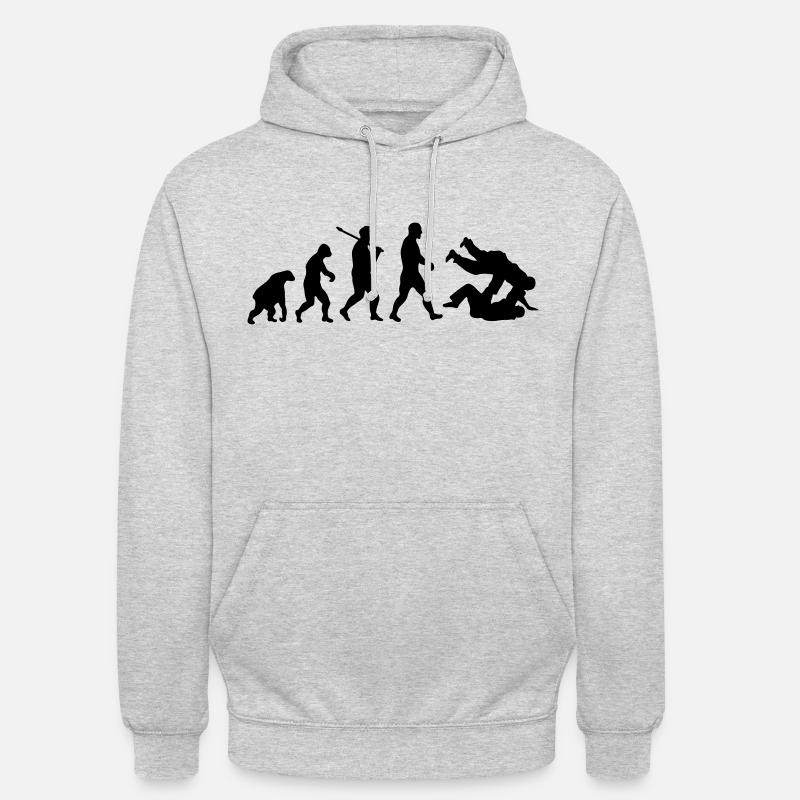 Evolution: Judo Jiu Jitsu - Unisex Hoodie - light heather grey