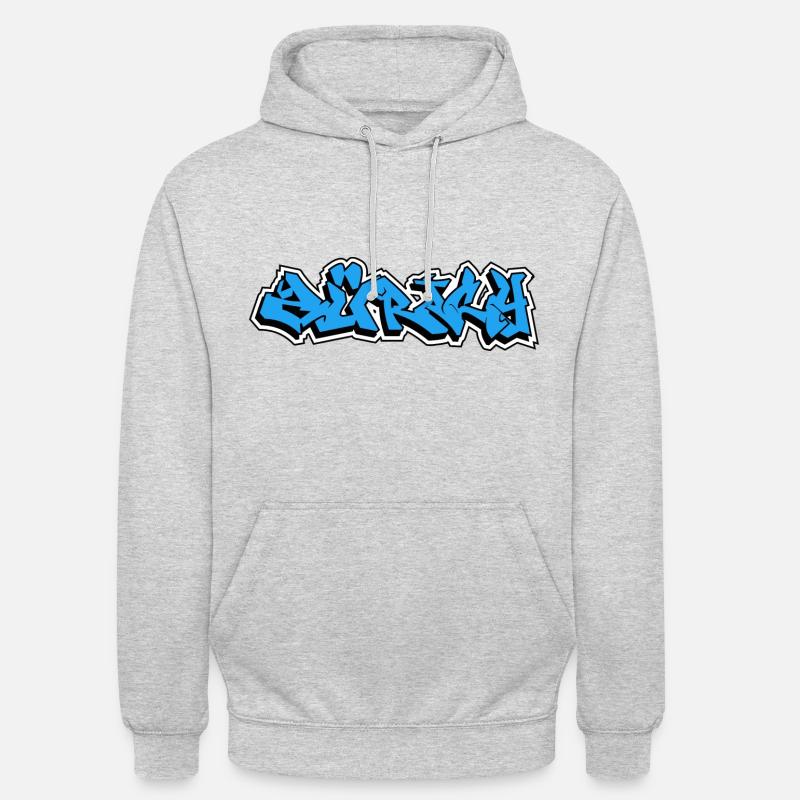 Zurich - Sweat-shirt à capuche unisexe - gris clair chiné