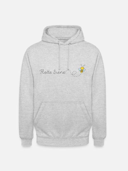 Brisk bee - Unisex Hoodie - light heather grey