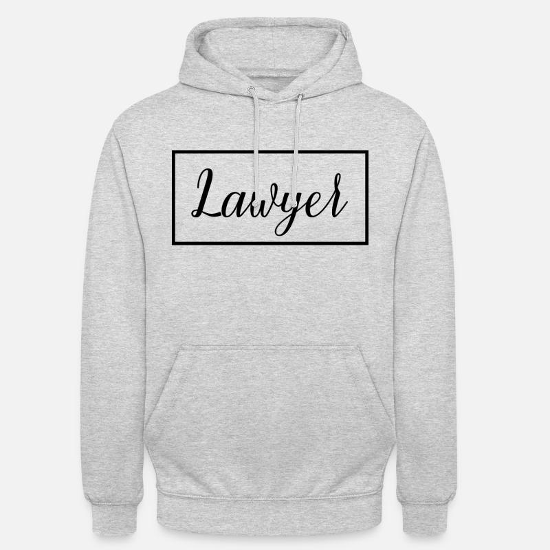 Rechtsanwalt stolzer Absolvent der Anwaltsschule - Unisex Hoodie - Hellgrau meliert