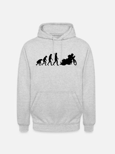 Speedway - Unisex Hoodie - Hellgrau meliert