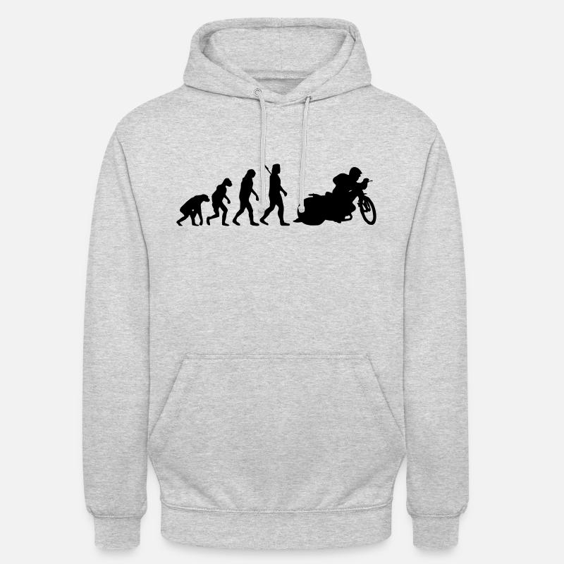 Speedway - Sweat-shirt à capuche unisexe - gris clair chiné