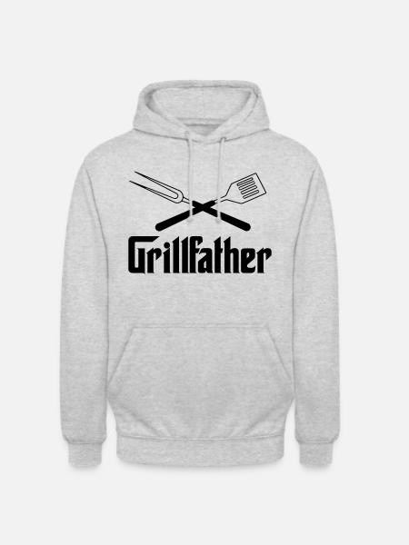 BBQ grilling - Unisex Hoodie - light heather grey