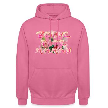 Schönen Muttertag - Unisex Hoodie - Pink - Vorne - Alina (178cm) & Michal (187cm)