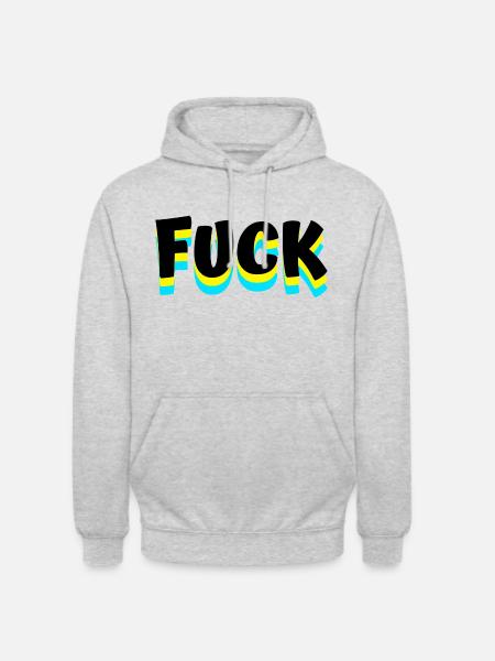 F.U.C.K.2 - by TitanTees - Unisex Hoodie - light heather grey