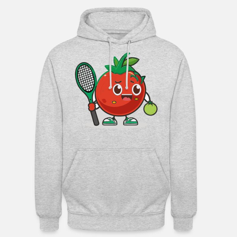 Schlägerwippe - Unisex Hoodie - Hellgrau meliert