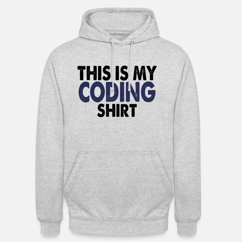 Coding nerd computer programming - Unisex Hoodie - light heather grey