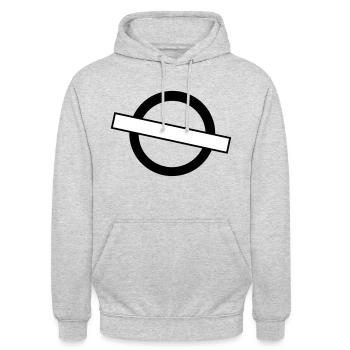 flugplatz Flugzeug Pilot Flieger - Unisex Hoodie - Hellgrau meliert - Vorne - Alina (178cm) & Michal (187cm)