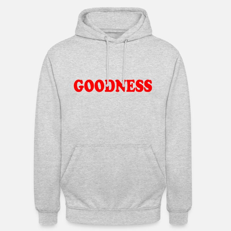 goodness - Unisex Hoodie - Hellgrau meliert