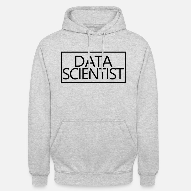 Data Scientist Stolzer diplomierter Data Scientist - Unisex Hoodie - Hellgrau meliert