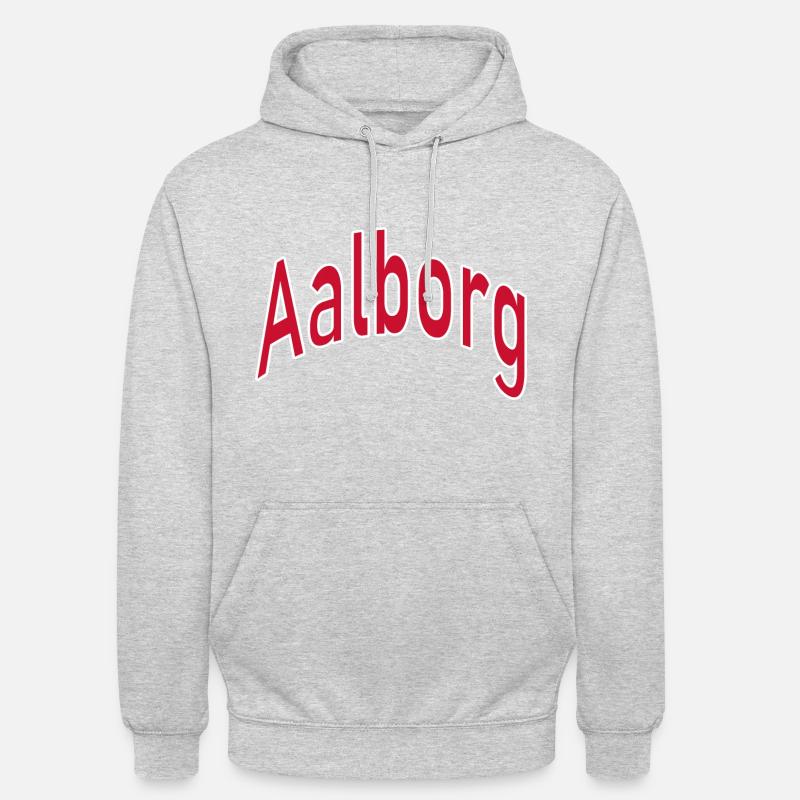 Aalborg - Sweat-shirt à capuche unisexe - gris clair chiné