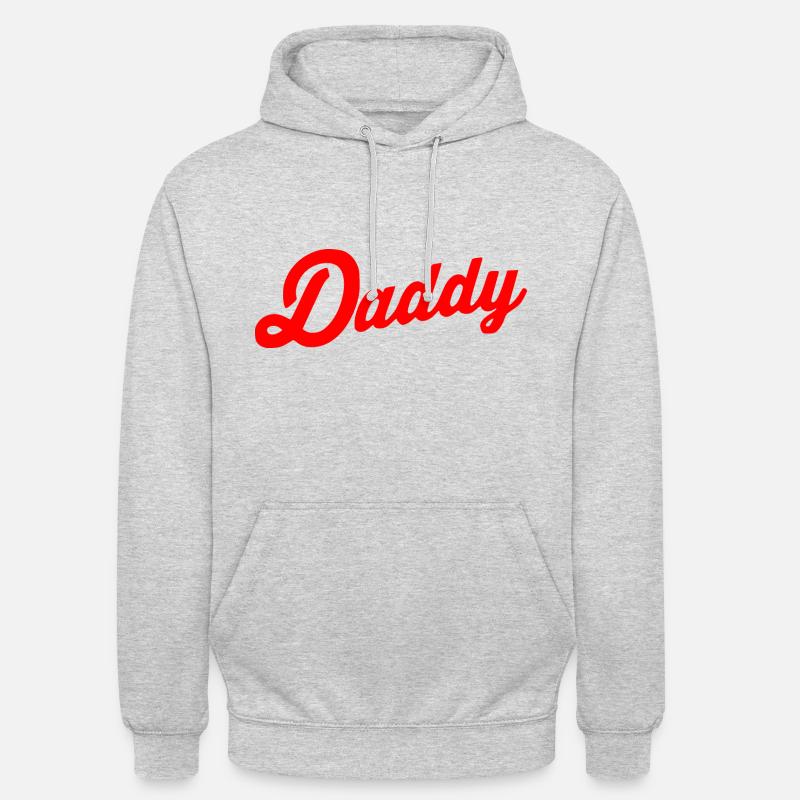 Daddy - Bluza z kapturem typu unisex - jasnoszary melanż