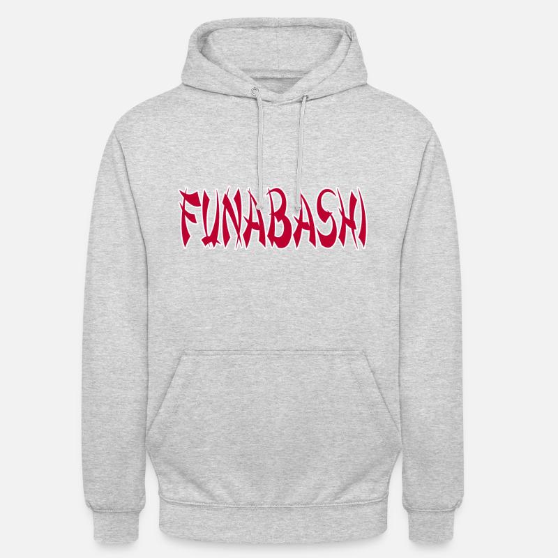 Funabashi - Sweat-shirt à capuche unisexe - gris clair chiné