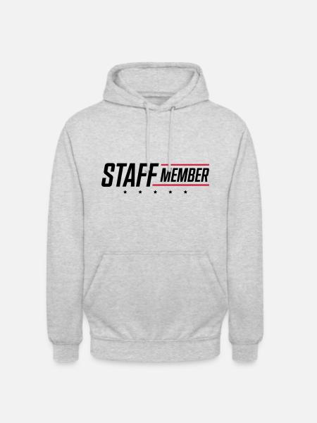 staff member - Unisex Hoodie - light heather grey