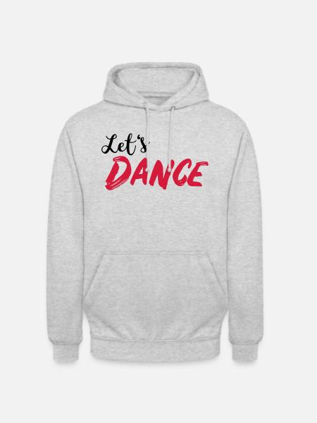 Let's DANCE - Dansons - Sweat-shirt à capuche unisexe - gris clair chiné
