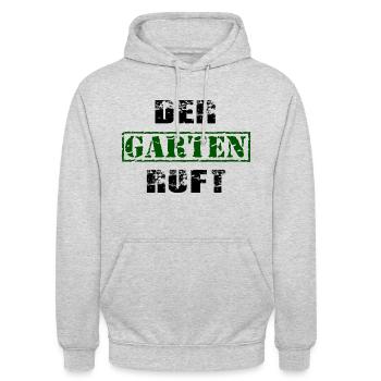 garden - Unisex Hoodie - light heather grey - Front - Alina (178cm) & Michal (187cm)