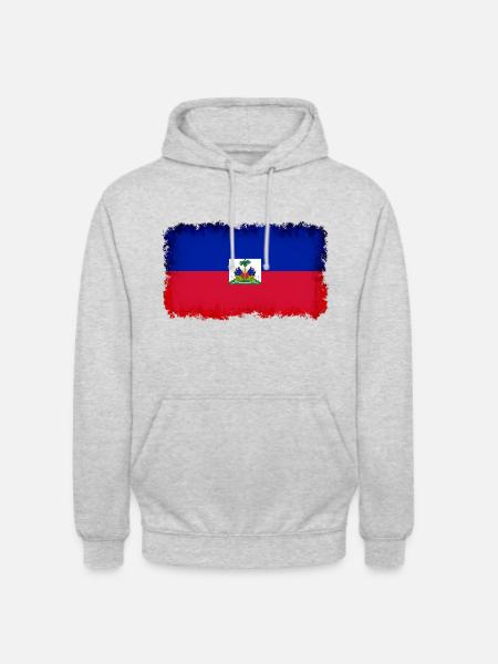 Haiti - Unisex Hoodie - Hellgrau meliert