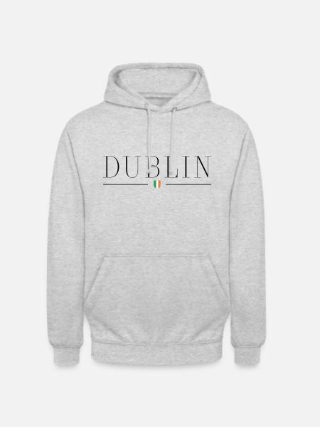 I love Dublin - Unisex Hoodie - light heather grey