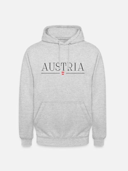 Austria - Unisex Hoodie - light heather grey