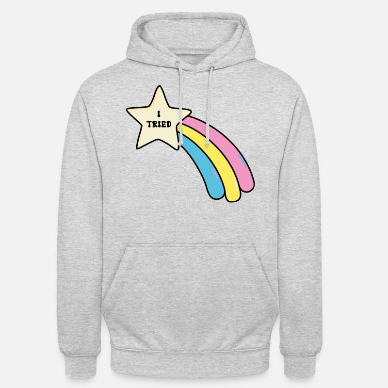 J’ai essayé le sarcasme - Sweat-shirt à capuche unisexe - gris clair chiné